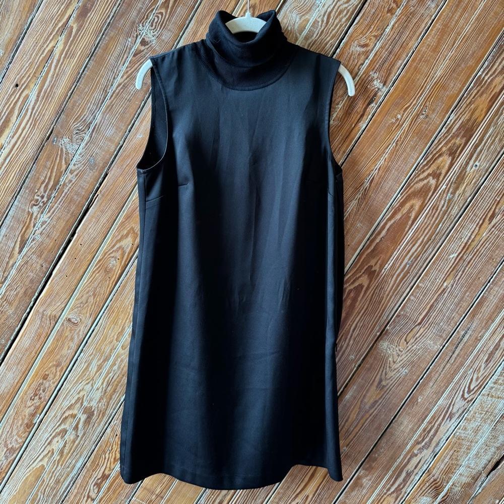 Silk Jourdan Turtleneck Dress